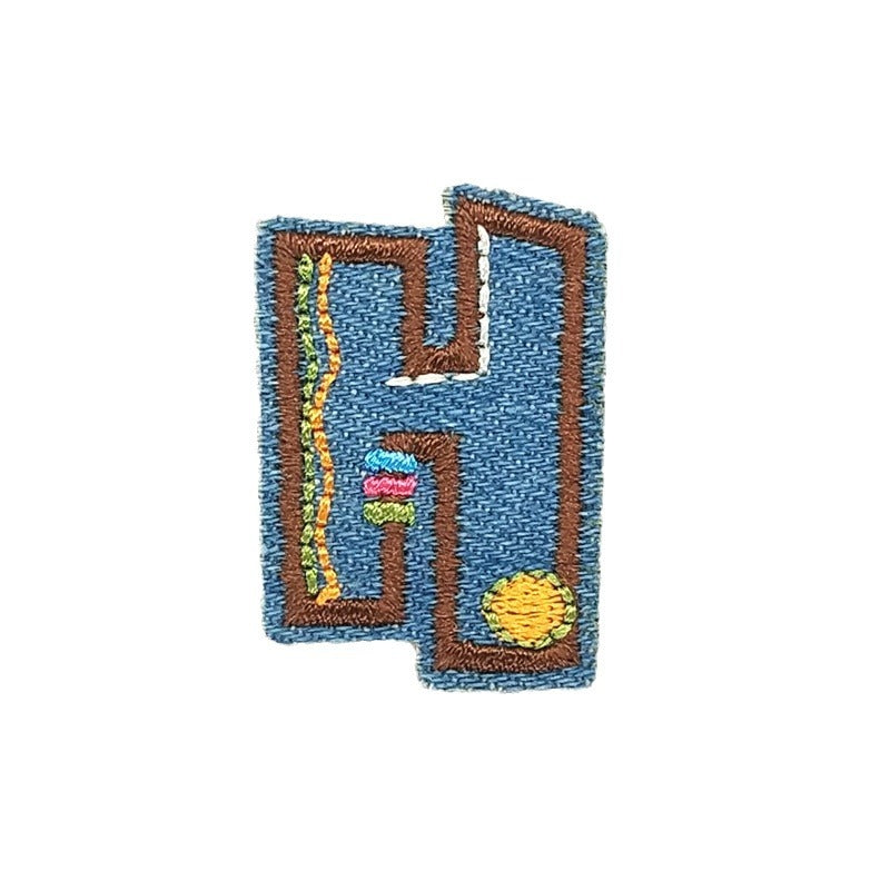 Wholesale Alphabet patch cartoon children patch